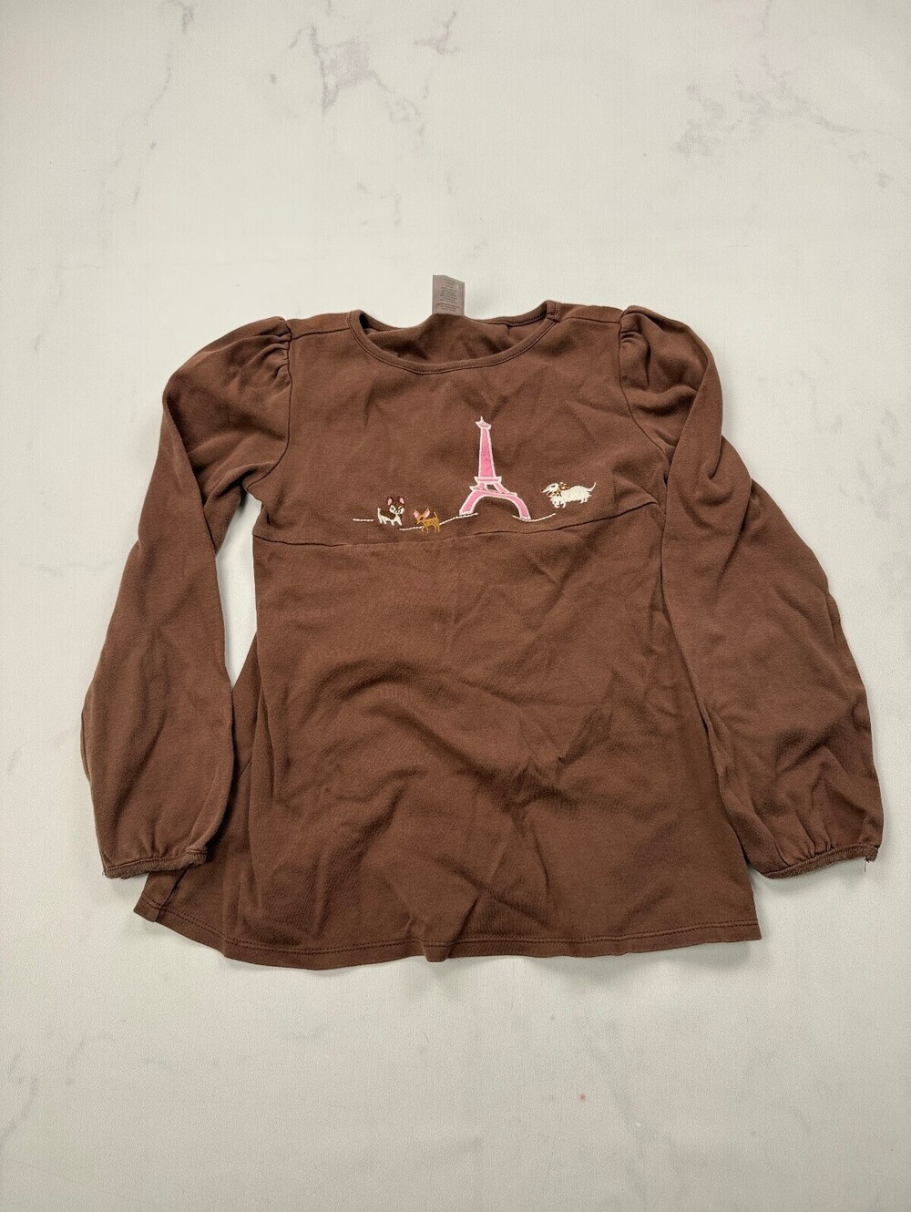 Gymboree Sweatshirt Brown 2010s Statement Piece - Girls 10